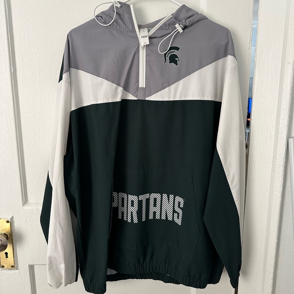 Michigan State large windbreaker